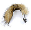 Анальний штекер (розмір S) з хвостом Boss Series - Fox TAIL Brown XL, BS6400098, фото 6