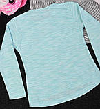 Кофта дитяча, паєтки, бірюза, фото 3