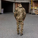 Комплект: Куртка Soft Shell Grifon піксель + тактична термобілизна (олива/чорна), фото 4