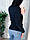 Жіночий теплий светр із гарним в'язанням.Виробництво Туреччина, синій NВ 7040, фото 4
