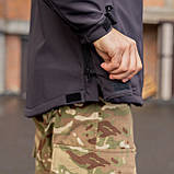 Тактична куртка Soft Shell (темно-сіра) | Gifon Basic, фото 8