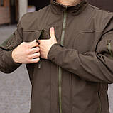 Тактична куртка Soft Shell (меланж хакі) | Gifon Basic, фото 2