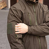 Тактична куртка Soft Shell (меланж хакі) | Gifon Basic, фото 7