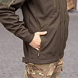 Тактична куртка Soft Shell (меланж хакі) | Gifon Basic, фото 7