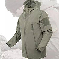 Тактична куртка Soft Shell софтшел непромокаюча водовідштовхуюча військова куртка для військових 2XL