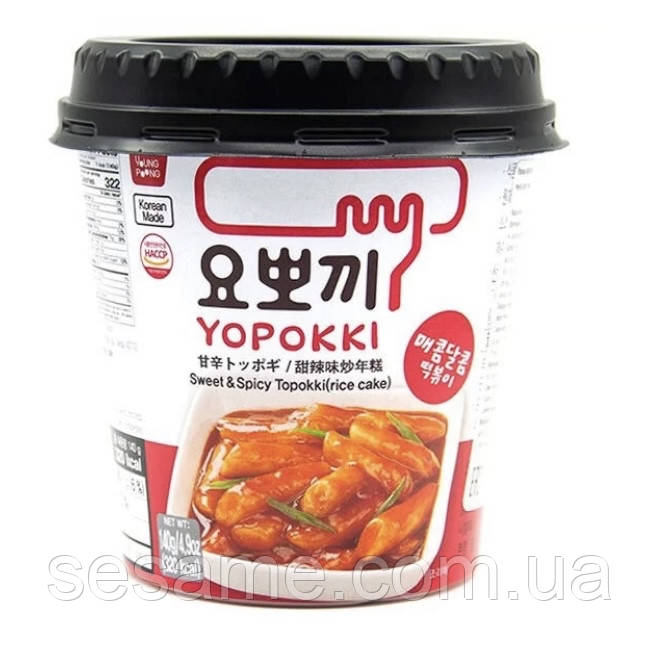 Токпоки гостро-солодкі Yopokki 140г