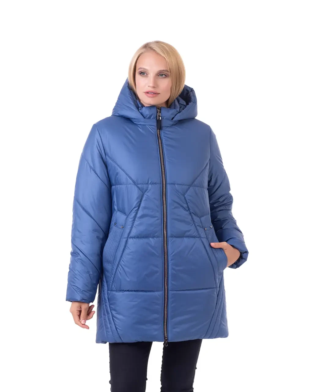Жіночий зимовий пуховик Li-163-1, фото 1