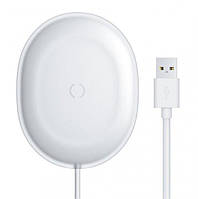 Беспроводное зарядное устройство Baseus Jelly Wireless charger 15W WXGD-02 White