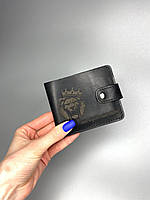 Шкіряний жіночий гаманець CLASSIC чорний