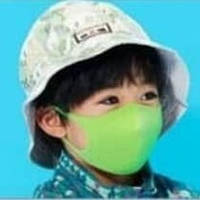 Многоразовая детская маска питта Pitta Mask Kids OGAYA зеленая 1шт.