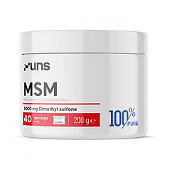 Метілсульфонілметан МСМ UNS MSM 200 г Pure