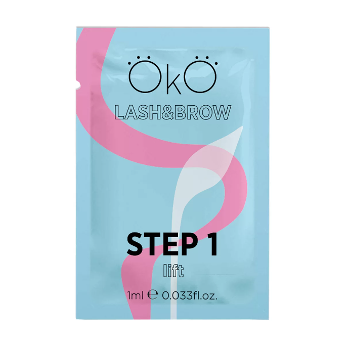 Розчин №1 Lift саше для ламінування вій та брів (step1) ОКО, 1 мл