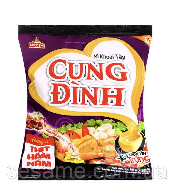 Картопляна локшина Cung Dinh з грибним рагу 80 г