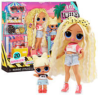 Игровой набор с куклой ЛОЛ Твинс Отдых на пляже LOL Surprise Tweens Babysitting Beach Party 580492