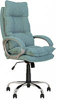 Компьютерное офисное кресло для руководителя Яппи Yappi Tilt CHR-68 ткань Soro-34 бирюзовый Новый Стиль IM