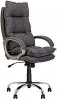 Компьютерное офисное кресло для руководителя Яппи Yappi Anyfix CHR-68 ткань Soro-95 темно-серый Новый Стиль IM