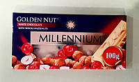 Шоколад Millennium белый с фундуком и клюквой 100 г