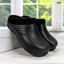 Калоші чоловічі піна з хутром без задника Dago Style 3457, фото 4