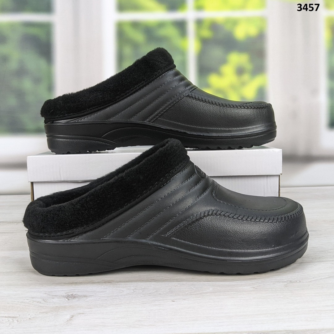 Калоші чоловічі піна з хутром без задника Dago Style 3457