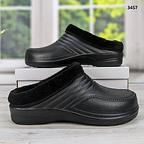 Калоші чоловічі піна з хутром без задника Dago Style 3457, фото 3