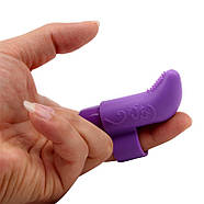 Фіолетовий вібростимулятор на палець MisSweet Finger Vibe | Puls69, фото 2