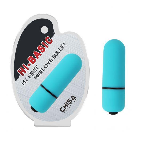 Блакитна міні вібропуля My First Mini Love Bullet | Puls69, фото 1