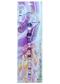Анальні буси Jelly Anal Beads CRISTAL, BS6700086