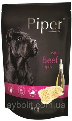Консерва Dolina Noteci Piper Dog (60%) ПАУЧ 500гр з яловичим рубцем