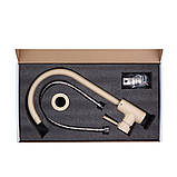 Кухонний змішувач Kroner KRP Edelstahl Klassisch-COL035 бежевий, фото 5