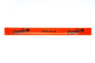 Світловідбиваюча смужка ONRIDE Тім 3х34см помаранчева