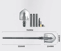 Качественная тактическая саперная походная лопата для выживания, складная саперна лопатка для военного, SL-H3