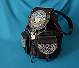 Шкіряний рюкзак "Україна Назавжди", фото 4