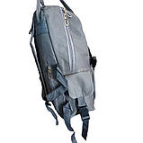 Рюкзак жіночий + сумки + пенал Комплект сірий 335G, фото 4