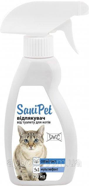 Спрей відлякувач від місць, не призначених для туалету, ProVET SaniPet для котів, 250 мл