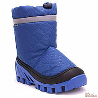 Ботинки-сноубутсы синие для маленького мальчика (20 размер) Bartek