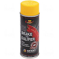 Фарба для супортів та гальмівних барабанів Champion Brake Caliper, 400 мл Аерозоль Жовтий