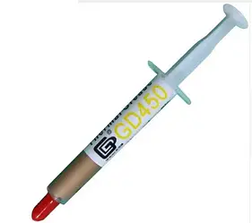 Термопаста GD450 термопаста в шприці 3 грами; 2 W/m.k; -50...200C