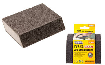 Губка для шліфування MASTERTOOL РОМБ Р80 110х75х25 мм 08-0508