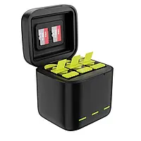 Зарядное устройство тройное для GoPro 9\10\11 Black "Telesin" (3 Slot Box)
