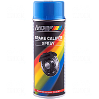 Фарба (емаль) для супортів та гальмівних барабанів Motip Brake Caliper Spray, 400 мл Аерозоль Синій