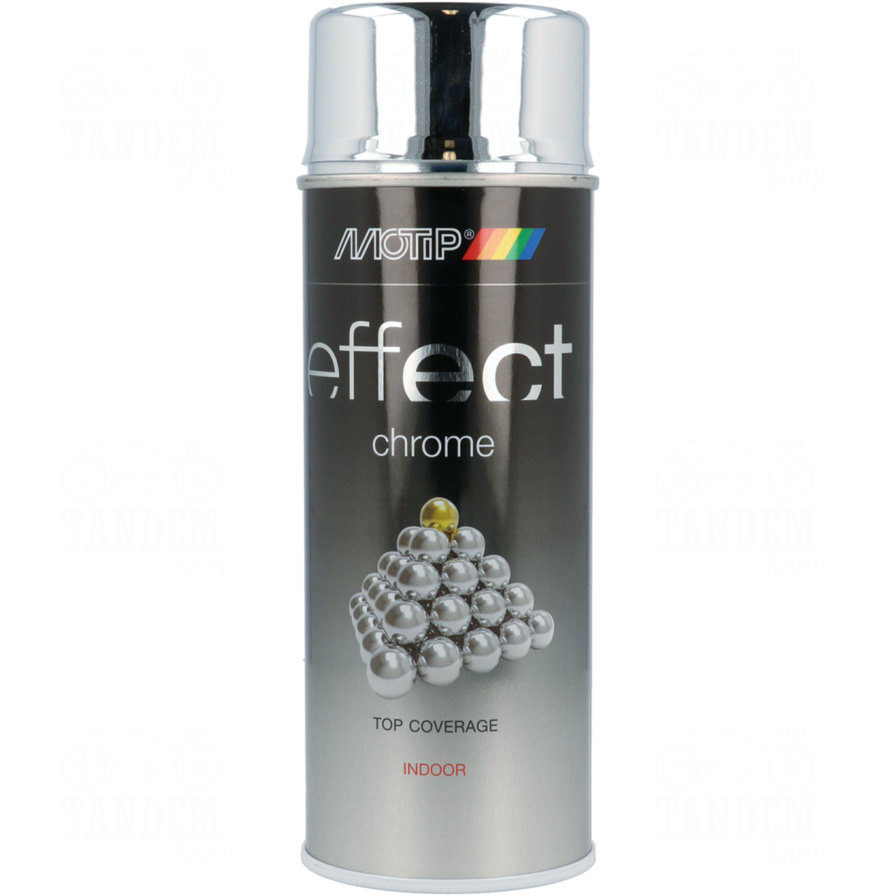 Фарба (емаль) декоративна з ефектом хром Motip Deco Effect Chrome, 400 мл Аерозоль Сріблястий