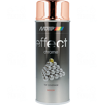Фарба (емаль) декоративна з ефектом хром Motip Deco Effect Chrome, 400 мл Аерозоль Мідь