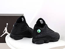 Чоловічі кросівки Air Jordan 13 XIII Black 414571-011, фото 2