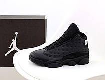 Чоловічі кросівки Air Jordan 13 XIII Black 414571-011, фото 3