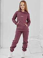 Теплий спортивний костюм на флісі для дівчинки (р. 146)