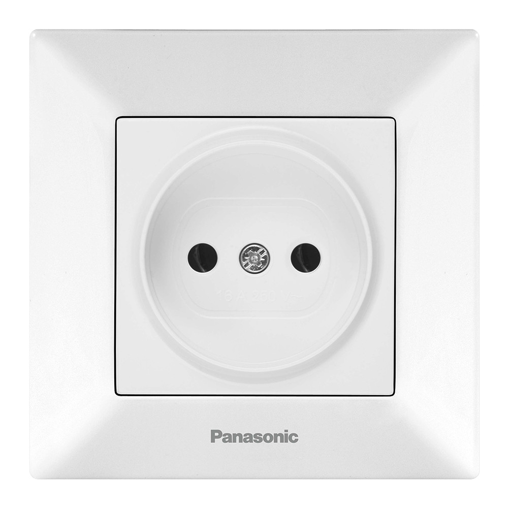 Розетка Panasonic Arkedia Slim, біла, фото 1