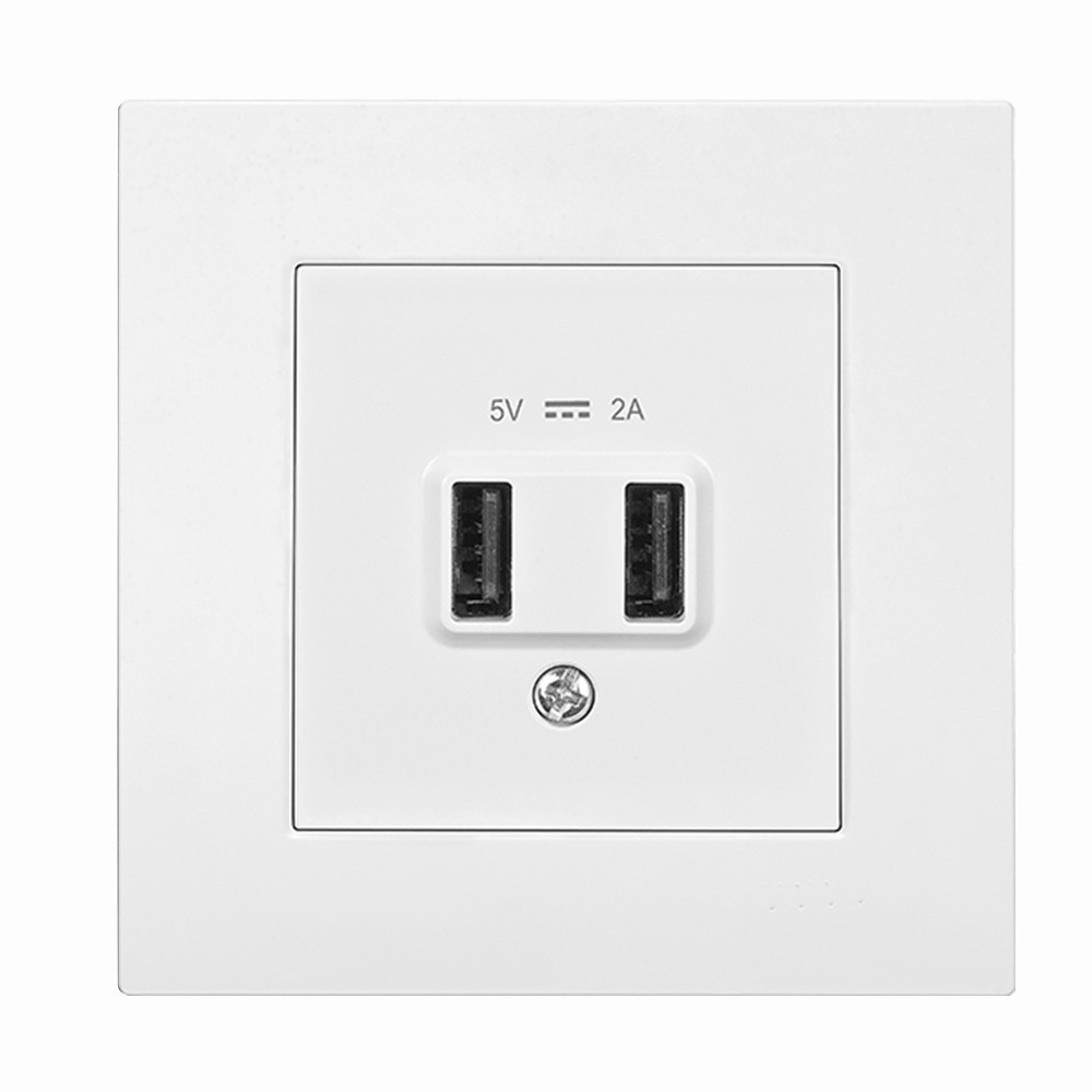 Розетка Panasonic Arkedia Slim USB 5В-2А, біла, фото 1