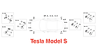 Датчик паркінгу Tesla Model S X AP 2.0-3.0 (парктронік, вигнута ніжка) 1099612-00-D, фото 3
