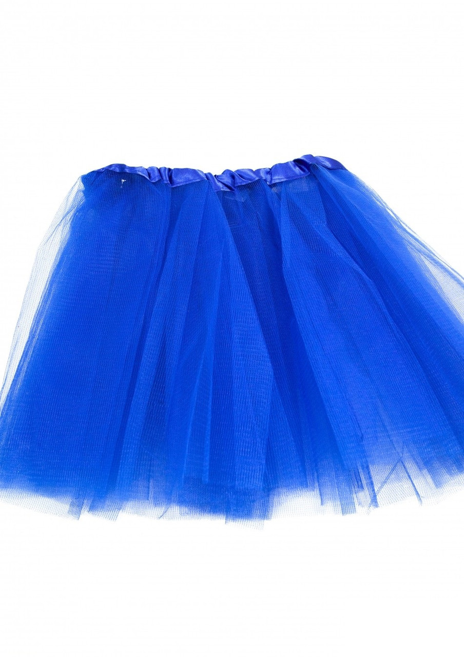 Юбка пышная Фатиног 30 см для девочки карнавальная юбка-пачка синий
