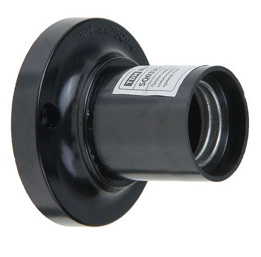 Патрон електричний PM10 чорний, Q12, фото 1